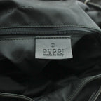 Gucci Backpack Sac Day Nylon Logo Plate Black — view 6