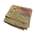 Dior Large Scarf Shawl Paisley Pattern Silk Multi — view 6