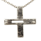 Gucci Cutout Cross Pendant Silver — view 2