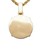 Dior Logo Pendant Gold Black Plated — view 3