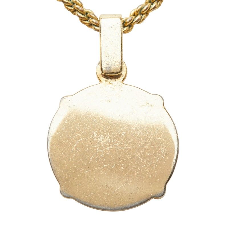 Dior Logo Pendant Gold Black Plated — view 3