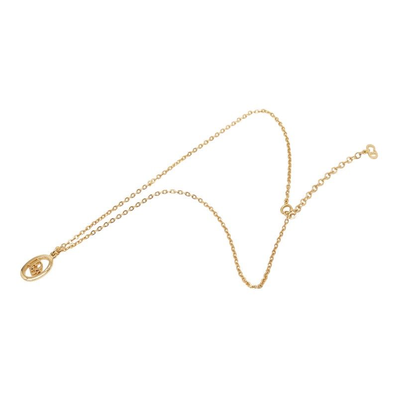 Dior CD Logo Pendant Gold Plated — view 4