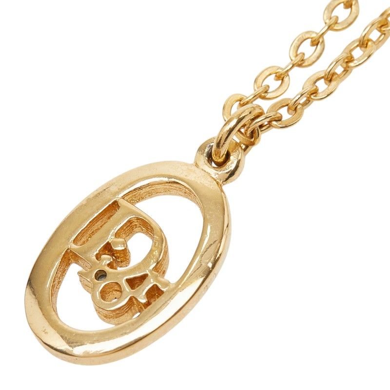 Dior CD Logo Pendant Gold Plated