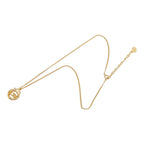 Dior CD Logo Pendant Gold Plated Rhinestone — view 4