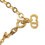 Dior Vintage Logo Necklace Gold Plated — view 4