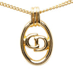 Dior CD Logo Pendant Gold Plated — view 2