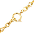Chanel Chain Long Necklace Gold Plated Rhinestone — view 2