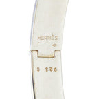 Hermes Enamel PM Cloisonne Bangle Silver 1- Bracelet — view 4
