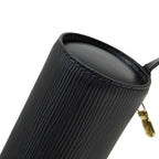 Louis Vuitton Epi Soufflot Pouch Noir Black Leather — view 6