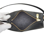 Louis Vuitton Epi Soufflot Pouch Noir Black Leather — view 8