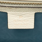 Gucci Sherry Line Sylvie Bi-&star Small Shoulder Bag Ivory Multi Leather — view 6