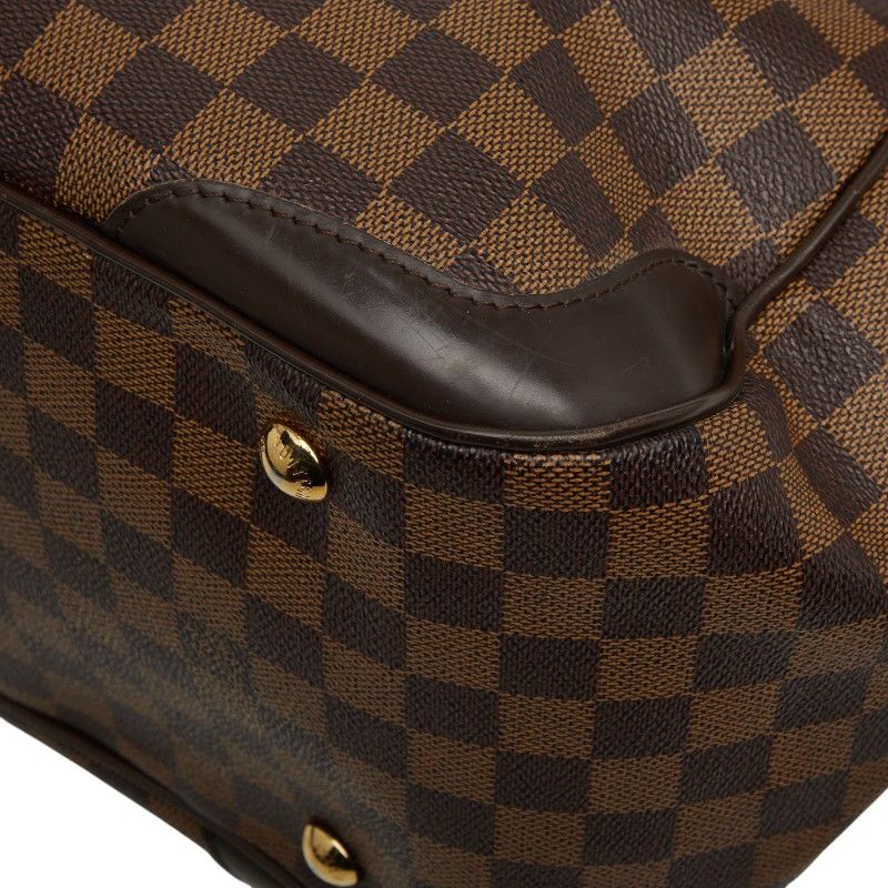 Louis Vuitton Damier Verona GM Tote Ebene Brown Leather — view 5