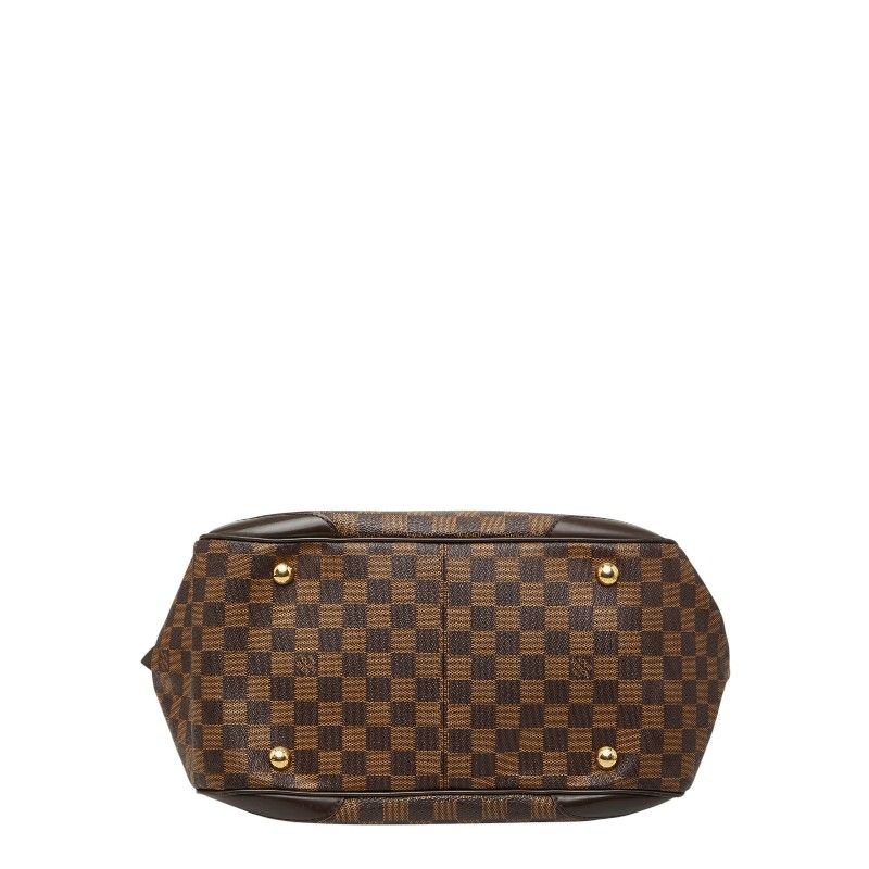 Louis Vuitton Damier Verona GM Tote Ebene Brown Leather — view 3