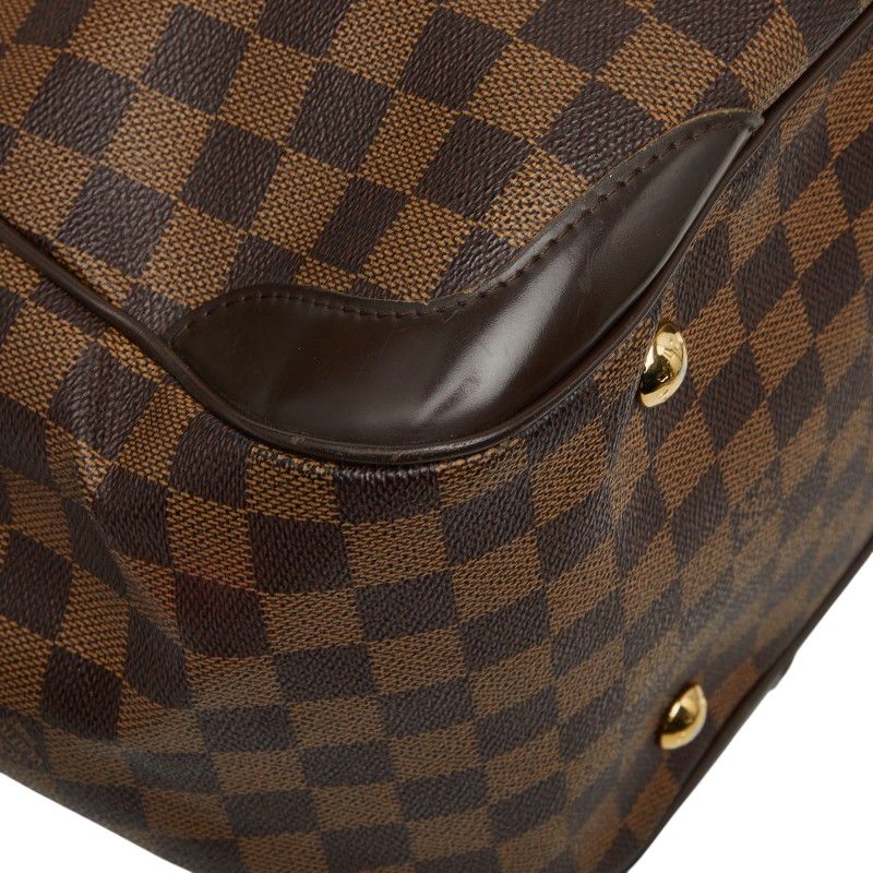 Louis Vuitton Damier Verona GM Tote Ebene Brown Leather — view 6