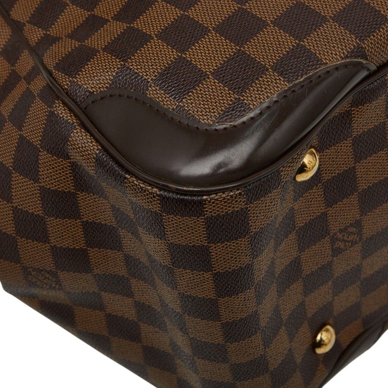 Louis Vuitton Damier Verona GM Tote Ebene Brown Leather — view 4