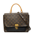 Louis Vuitton Monogram Marignan 2-Way Shoulder Bag Brown Leather