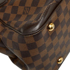Louis Vuitton Damier Verona PM Handbag Brown Leather — view 6