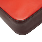 Fendi Chain Shoulder Back Red Bordeaux Leather — view 7