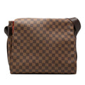 Louis Vuitton Damier Bastille Crossbody Shoulder Bag Brown Leather
