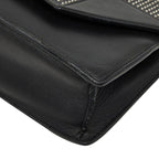 Saint Laurent Betty Studs Chain Shoulder Bag Black Leather — view 4