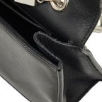 Saint Laurent Betty Studs Chain Shoulder Bag Black Leather — view 9