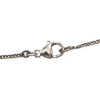 Chanel CC Logo Chain Pendant Silver Metal Faux Pearl Rhinestone — view 5