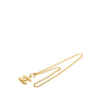 Chanel Quilted CC Logo Necklace Gold Plated — view 3