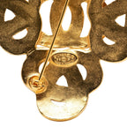 Chanel Vintage CC Logo Brooch Gold Plated — view 3