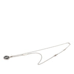 Louis Vuitton Collier LV Award Chain Pendant Black Silver Metal — view 3