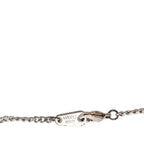 Louis Vuitton Collier LV Award Chain Pendant Black Silver Metal — view 5