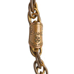 Chanel CC Logo Coin Motif Chain Pendant Gold Plated — view 6
