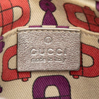 Gucci Guccissima Tassel Handbag Silver Leather — view 5