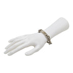 Louis Vuitton LV Signature Chain Bracelet Silver Plated — view 7