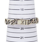 Louis Vuitton LV Signature Chain Bracelet Silver Plated — view 6
