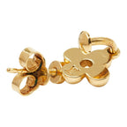 Louis Vuitton Book le Doreil Blue Ming Stud Earrings Swing Gold Plated — view 4