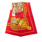 Hermes Carre 90 in Salzburg Scarf Large Red Silk — view 2