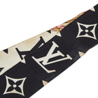 Louis Vuitton Monogram Bandeau BB Ultimate Scarf Black Brown Multi Color — view 4