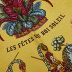 Hermes Carre 90 les Fetes du Roi Soleil Celebration of the Sun King Scarf — view 2