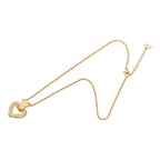 Dior Heart Motif Pendant Gold Plated Rhinestone — view 4