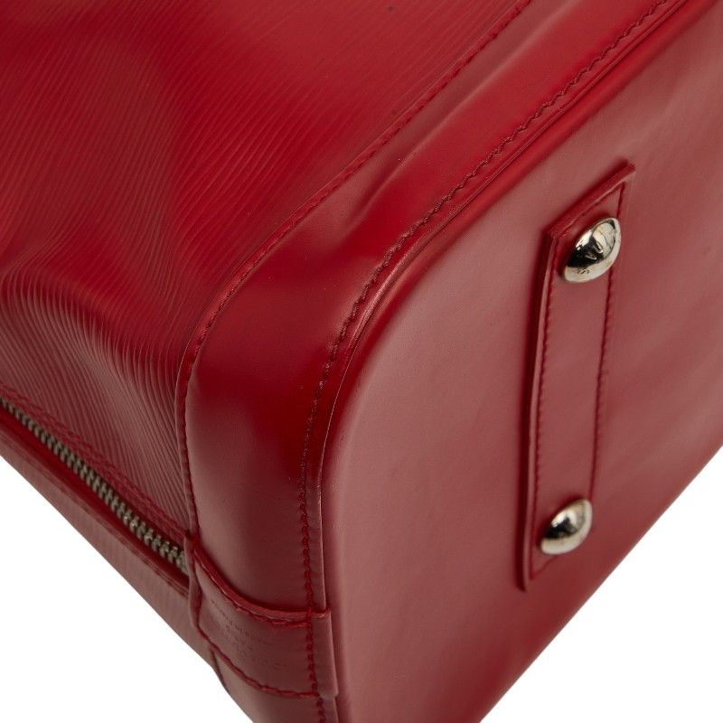 Louis Vuitton Epi Alma GM Handbag Carmine Red Leather — view 6