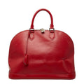 Louis Vuitton Epi Alma GM Handbag Carmine Red Leather