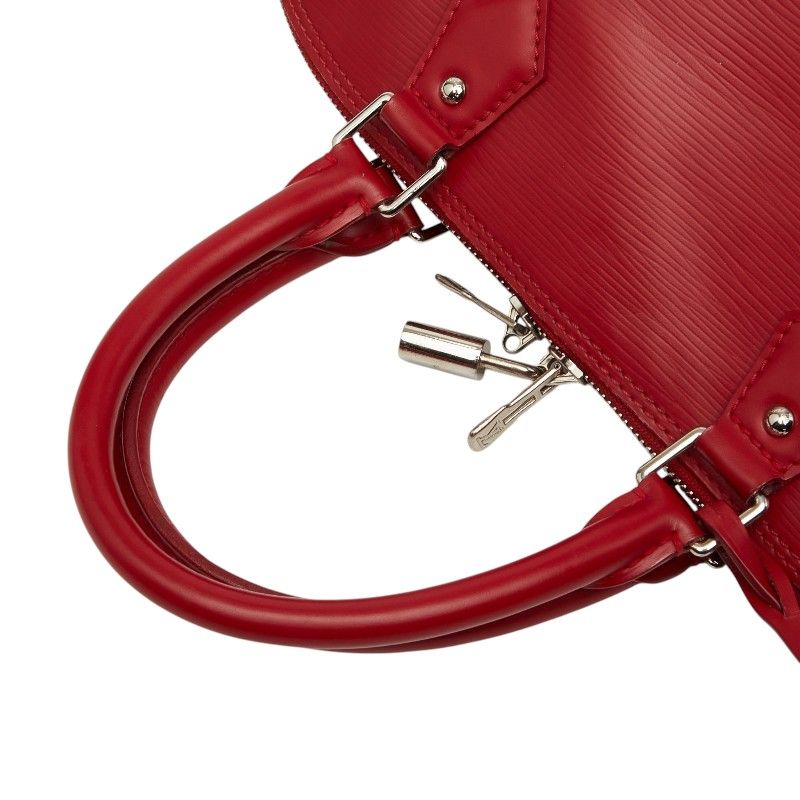 Louis Vuitton Epi Alma GM Handbag Carmine Red Leather — view 8