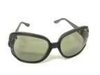 Gucci Sunglasses Interlocking GG S Gray Lens Clear Acetate Eyewear