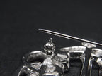 Dior Brooch Silver Metal Rhinestone — view 3