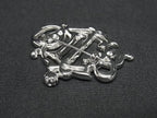 Dior Brooch Silver Metal Rhinestone — view 2