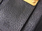Gucci Key Case Animalier Black Leather Bee Gold Key Holder — view 5