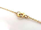 Fendi Necklace Baguette Gold Metal FF Logo — view 3
