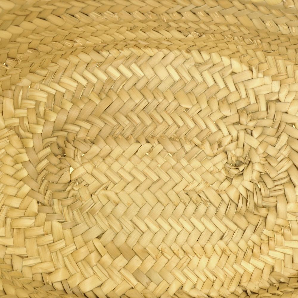 Celine Trio Basket Beige Brown Raffia Leather Tote — view 4