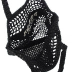 Prada Crochet Tote Black KH — view 6