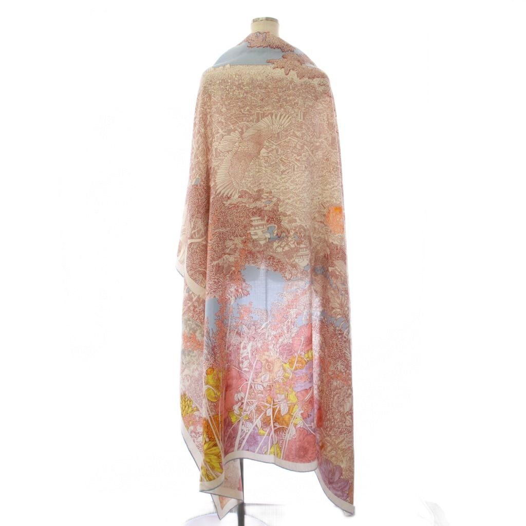 Hermes Carre Retour a la Nature Scarf White KH — view 2